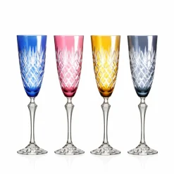 Online 4 flûtes à champagne couleur Royal Art De La Table|Verre À Pied