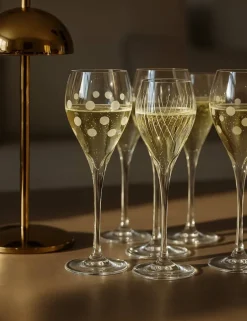 New 6 flûtes cristal artisanal prestige t.m Coffrets Verres Cristal|Art De La Table