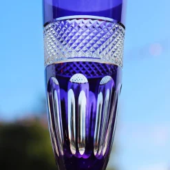 6 flûtes cristal couleur mireille Flûte Champagne|Verre Cristal Couleur