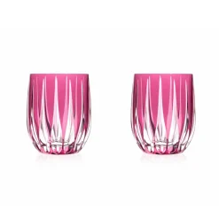 New 2 gobelets à eau Berenice rose Art De La Table|Verre À Eau