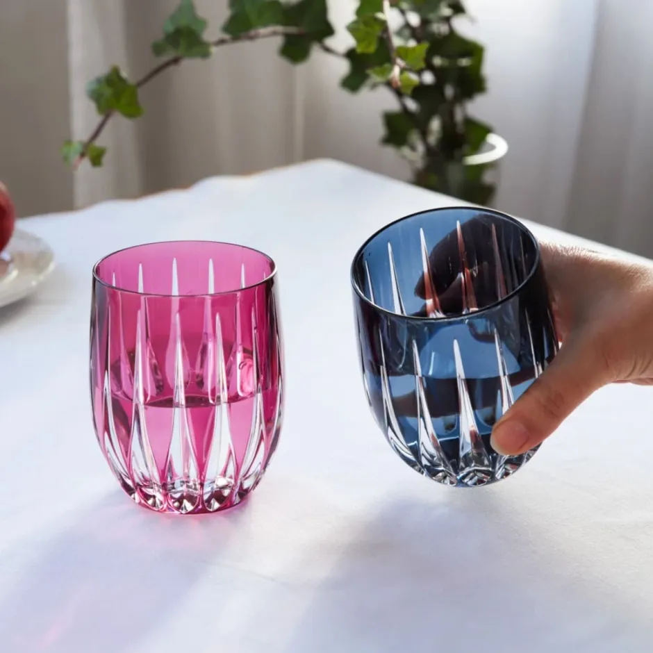 New 2 gobelets à eau Berenice rose Art De La Table|Verre À Eau