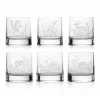 Sale 6 gobelets cristal chasse Art De La Table|Coffrets Verres Cristal