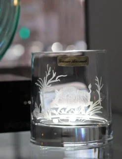 Sale 6 gobelets cristal chasse Art De La Table|Coffrets Verres Cristal