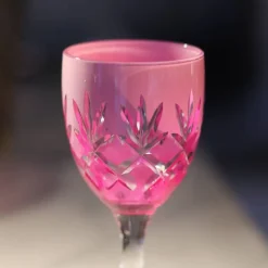 6 mini verres à liqueur rose fuchsia ananas Art De La Table|Verre À Vin