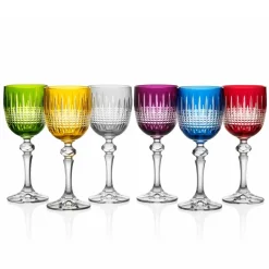 6 verres à vin couleur tradition Art De La Table|Verre À Vin