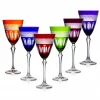 Sale 6 verres cristal couleur mireille n°2 Coffrets Verres Cristal|Verre Cristal Couleur