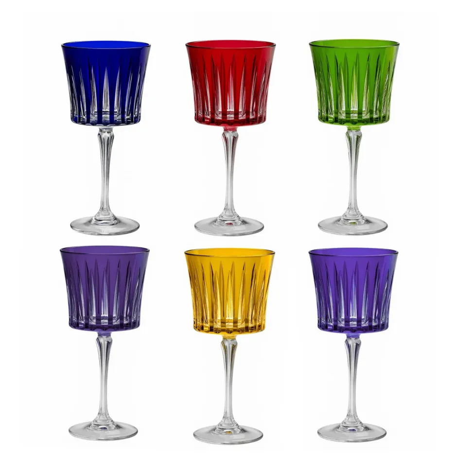 6 verres spritz cristal couleur timeless Art De La Table|Verre Cristal Couleur