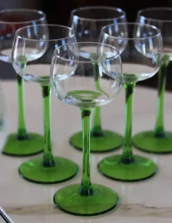 New 6 Verres vin blanc alsace uni Verre À Vin|Coffrets Verres Cristal