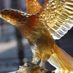 Sale Aigle ambre gris daum Animaux Cristal|Bestiaire