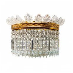 Applique crinoline vintage baccarat Luminaires|Appliques Cristal