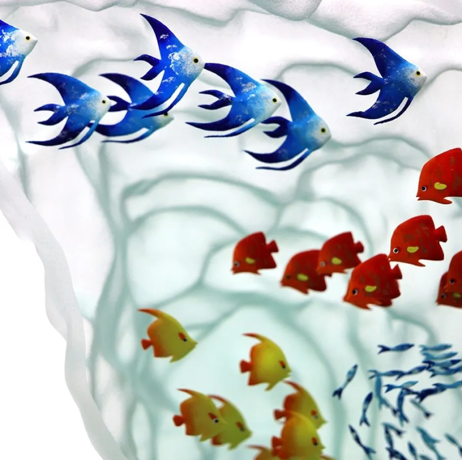 Aquarium poissons verre – yves trucchi Décoration|Bestiaire