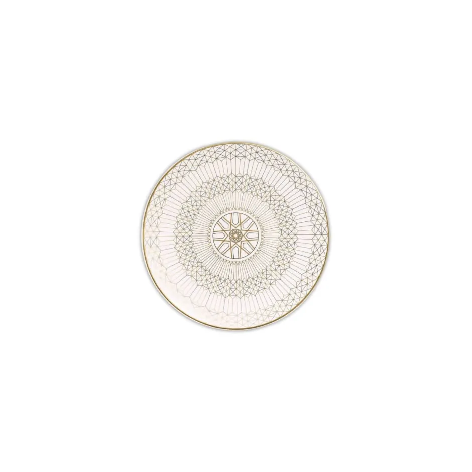 New Assiette à pain Arcadia Or & Platine Baccarat Art De La Table|Assiette Céramique