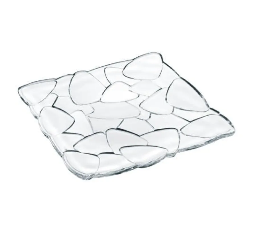 Best Assiette carré cristal pétale Art De La Table|Assiettes Cristal
