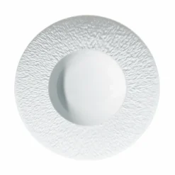 Outlet Assiette creuse à aile gravée 27 cm Minéral Raynaud Art De La Table|Assiette Céramique
