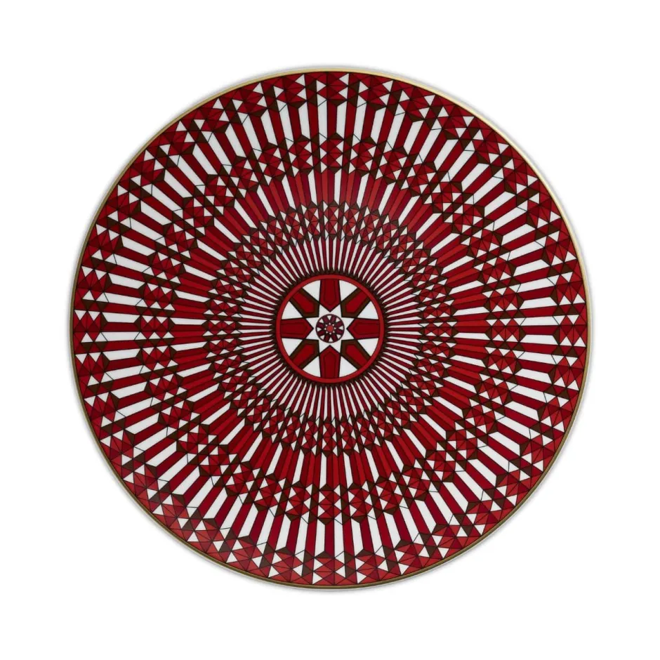 Best Assiette de présentation Arcadia Rouge Baccarat Assiette Céramique|Art De La Table