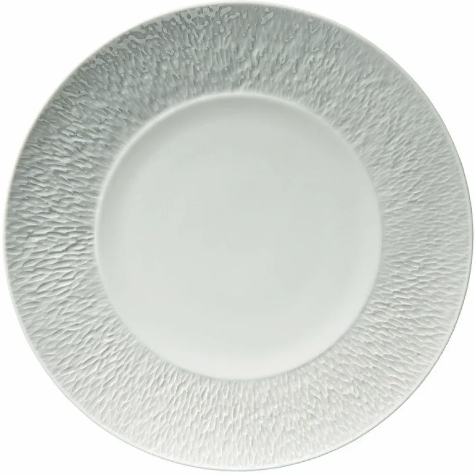 Online Assiette plate à aile gravée 32 cm Minéral Raynaud Art De La Table|Assiette Céramique