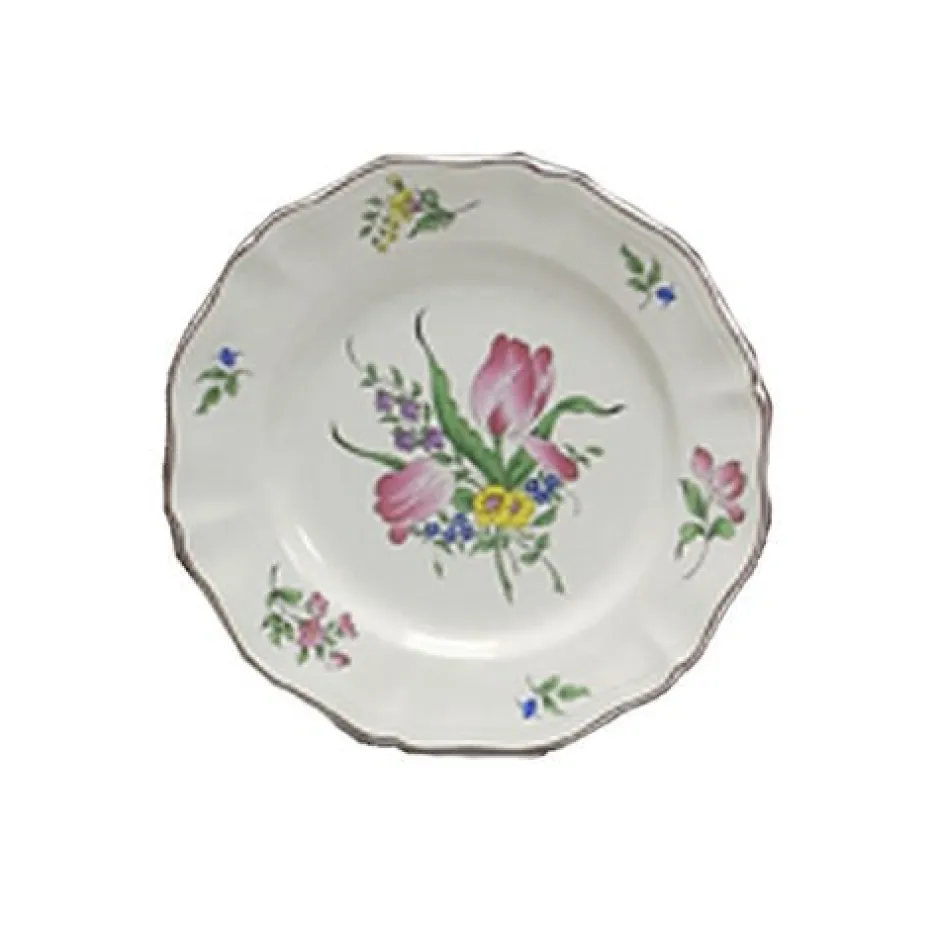 Sale Assiette plate reverbere fin Lunéville|Assiette Céramique