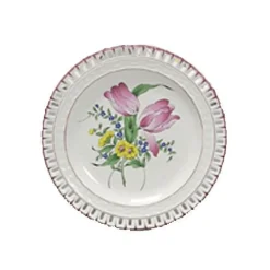 Outlet Assiette plate reverbere fin Lunéville|Assiette Céramique