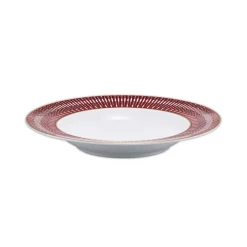 Hot Assiettes creuses Arcadia Rouge Baccarat x2 Art De La Table|Assiette Céramique