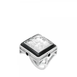 Bague aréthuse argent lalique Bijoux|Bagues Cristal