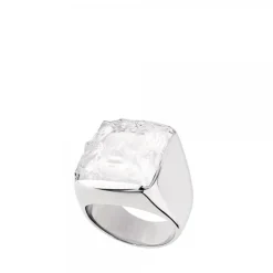 Hot Bague chevalière mixte aréthuse lalique Bijoux|Bagues Cristal
