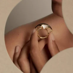 Sale Bague Larcade cristal Lalique Bagues Cristal|Bagues