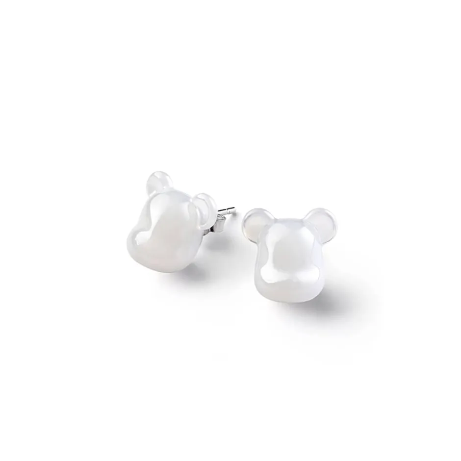 Be@rbrick boucles d’oreilles puce argent baccarat Bijoux|Boucles D’Oreilles Cristal