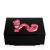 Outlet Boîte bijoux dragon laqué noir Lalique 88 EX Coupes, Coupelles Et Photophores|Boites Cristal
