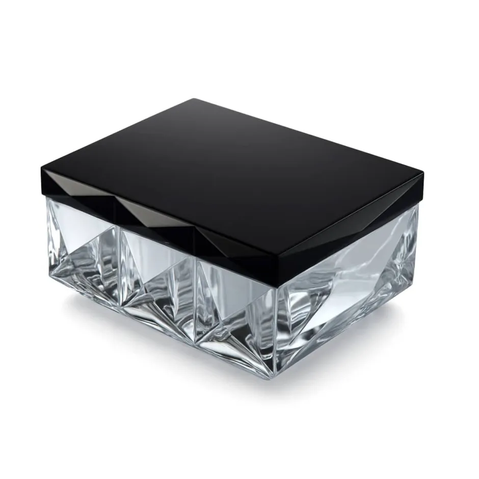 Discount Boîte louxor noir & ivoire Baccarat Coupes, Coupelles Et Photophores|Coupelles Cristal