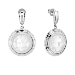 New Boucles d’oreilles aréthuse rond Lalique Bijoux|Boucles D’Oreilles Cristal