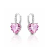 Hot Boucles d’oreilles coeur de pivoine Boucles D’Oreilles Cristal|Boucles D’Oreilles