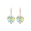 New Boucles d’oreilles cristal cœur irisé Boucles D’Oreilles Cristal|Boucles D’Oreilles