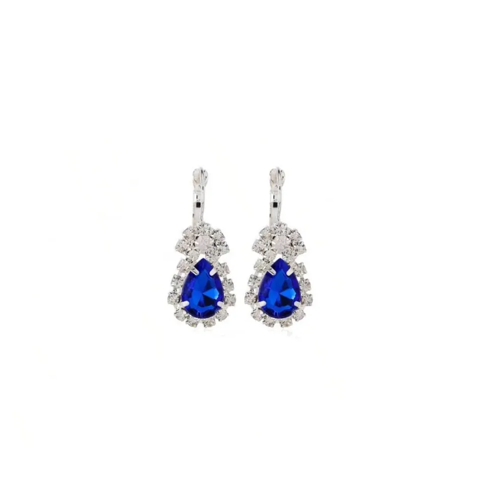 Online Boucles d’oreilles cristal bleu renaissance Boucles D’Oreilles Cristal|Boucles D’Oreilles