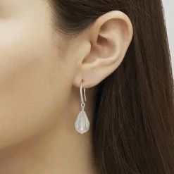 Sale Boucles d’oreilles flora bella lalique Boucles D’Oreilles Cristal|Boucles D’Oreilles