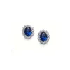 Best Boucles d’oreilles médaillon royal cristal bleu saphir Boucles D’Oreilles Cristal|Boucles D’Oreilles