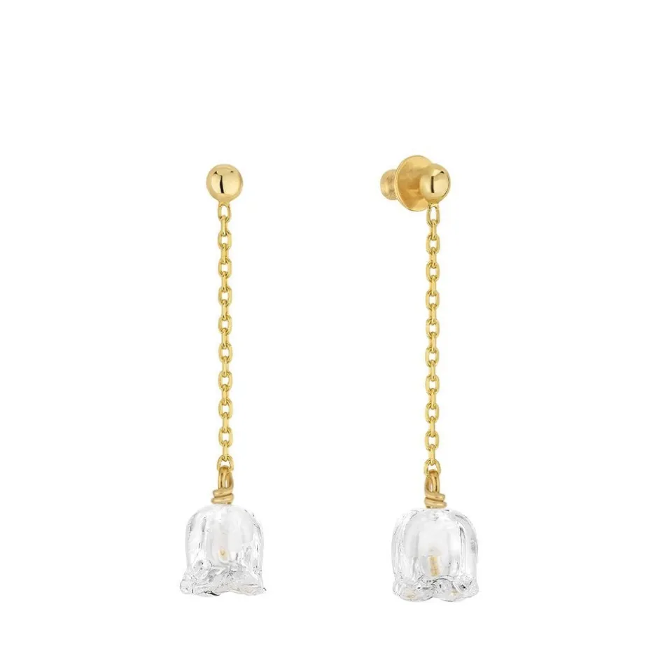 Boucles d’oreilles muguet lalique Boucles D’Oreilles Cristal|Boucles D’Oreilles