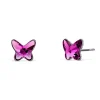 Online Boucles d’oreilles papillon violet cristaux swarovski® Boucles D’Oreilles Cristal|Boucles D’Oreilles