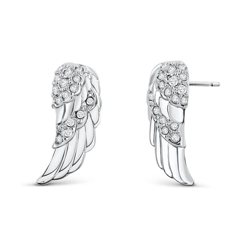Discount Boucles oreilles ailes cristaux swarovski® Boucles D’Oreilles Cristal|Boucles D’Oreilles
