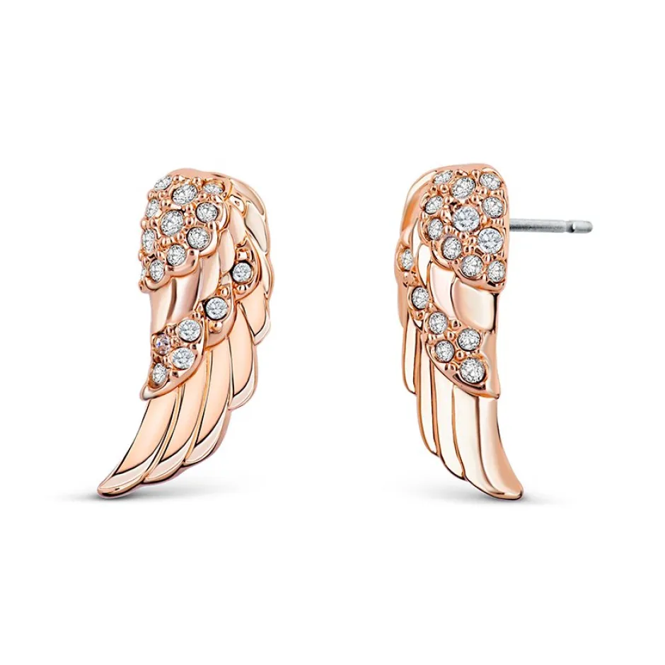 Clearance Boucles oreilles ailes cristaux swarovski® Boucles D’Oreilles Cristal|Boucles D’Oreilles