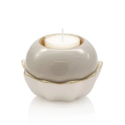 Online Bougeoir photophore Lotus renaissance Émaux de Longwy Décorations De Noël|Vases & Boules