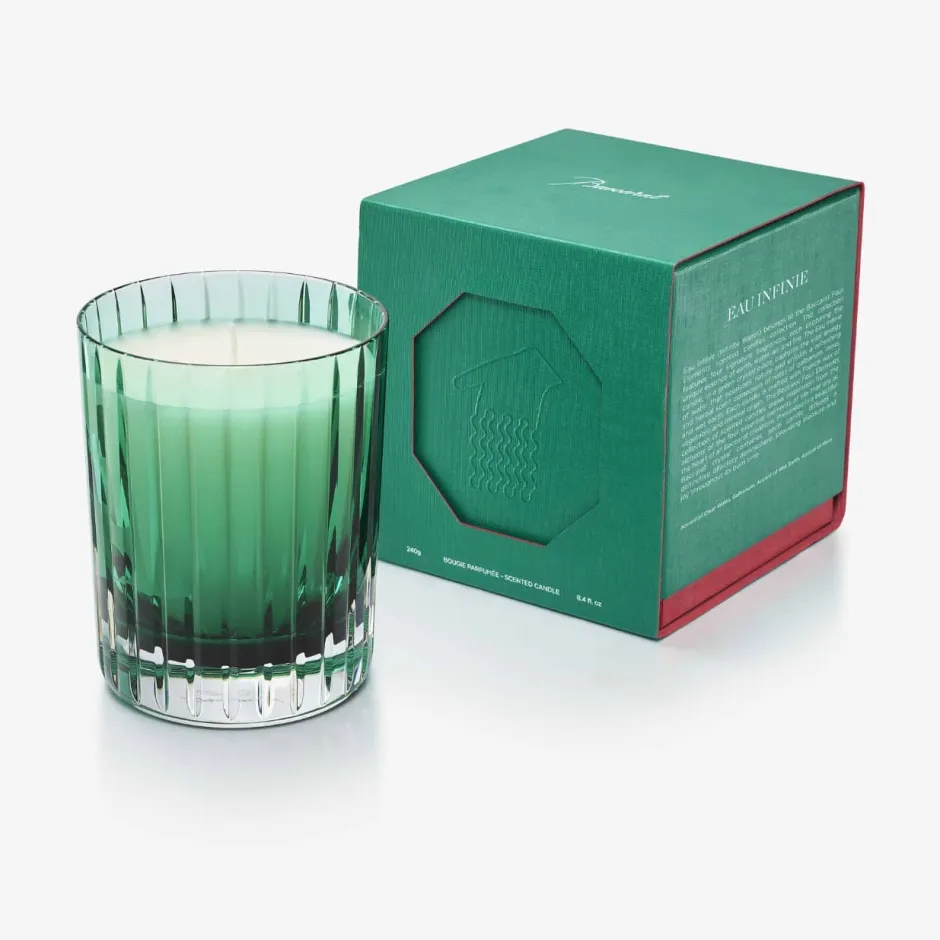 Clearance Bougie parfumée 4 éléments eau infinie Baccarat Coupes, Coupelles Et Photophores|Bougies Baccarat