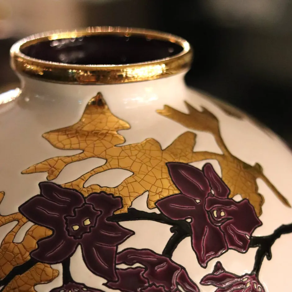 Best Boule coloniale à l’ombre des fleurs Émaux de Longwy Vases & Boules|Vase Céramique