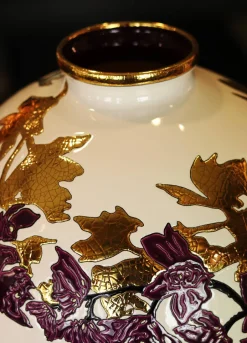 Best Boule coloniale à l’ombre des fleurs Émaux de Longwy Vases & Boules|Vase Céramique