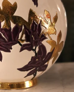 Best Boule coloniale à l’ombre des fleurs Émaux de Longwy Vases & Boules|Vase Céramique