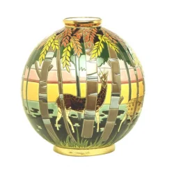 Best Boule coloniale Chasse Gardée Carlo Maiolini & Émaux de Longwy Vases & Boules|Vase Céramique