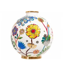 Outlet Boule coloniale Extravaganza Émaux de Longwy Éditions D’Art Cristal|Vases & Boules