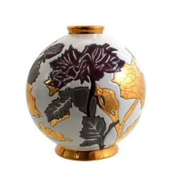 Outlet Boule coloniale Midi à l’ombre des fleurs Émaux de Longwy Éditions D’Art Cristal|Vases & Boules