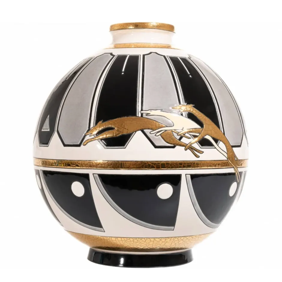 Discount Boule coloniale Nuit d’Eté Stéphane Gisclard & Émaux de Longwy Éditions D’Art Cristal|Vases & Boules