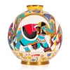 New Boule coloniale Pendjab Émaux de Longwy Vases Cristal Couleur|Vases & Boules