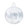 Clearance Boule de noël cristal flocon de neige Décoration